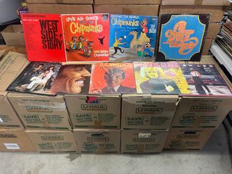 1,000 Vinyl Records Collection – $1,500 FIRM – Rock, Soul, Funk, Hip-Hop, Jazz & More