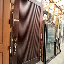 Brazilian cherry wood door 42x95”1/2