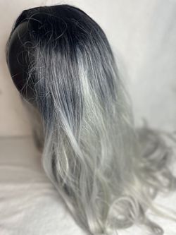 Gray Ombré Long Long Hair Wig