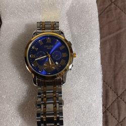 Reloj Pulsera De Hombre Nuevo En Coior Azul3