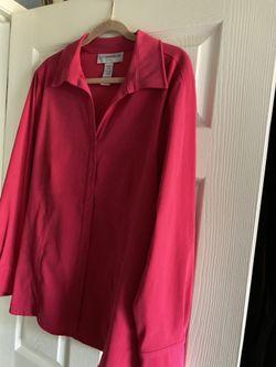 Sag Harbor XL Women’s  Suede Feel Shirt 