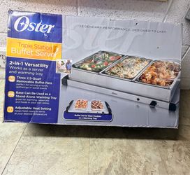 Oster Triple Station Buffet Server or Warming Tray