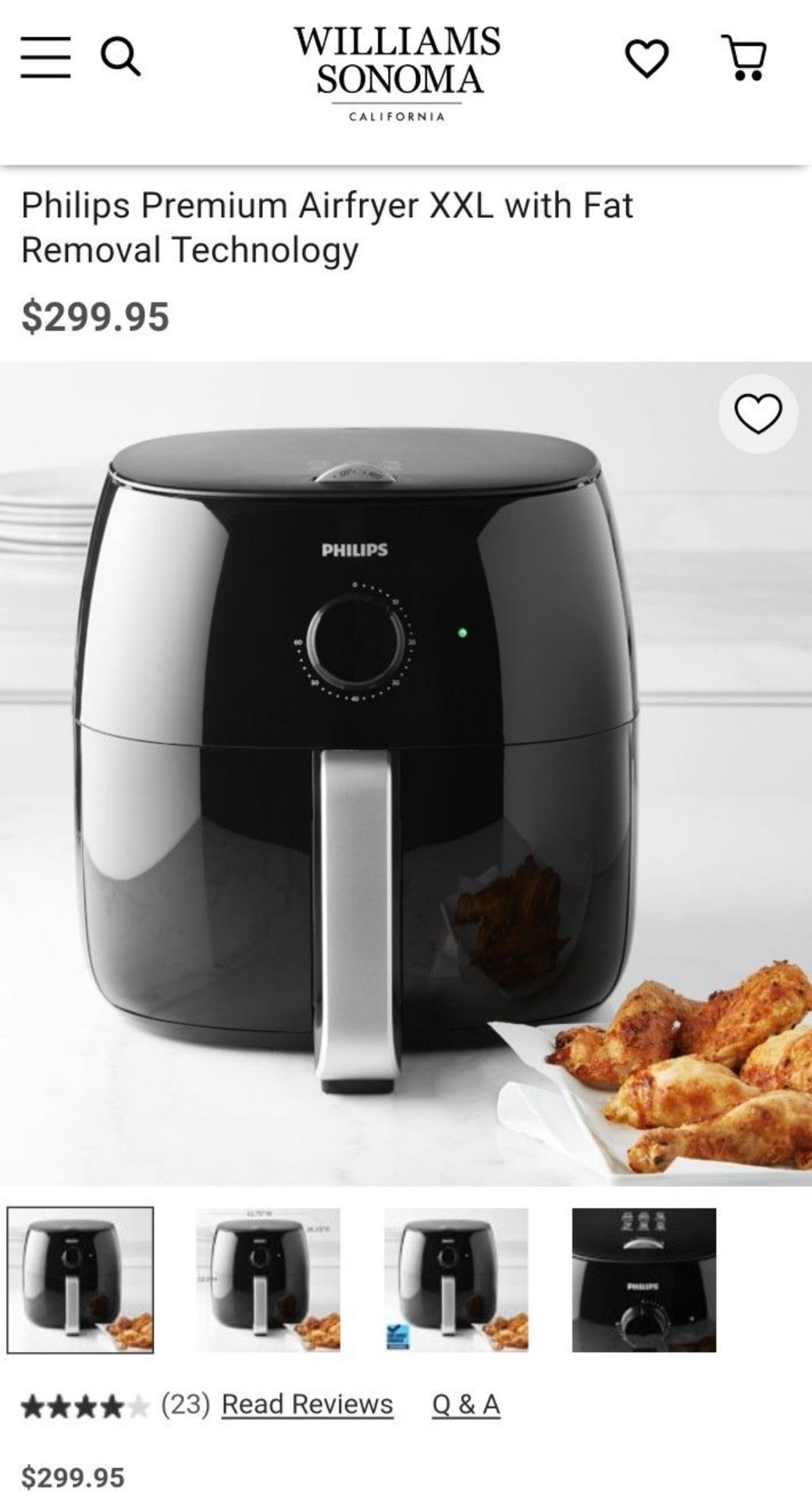 Philips Airfryer XXL New In Box