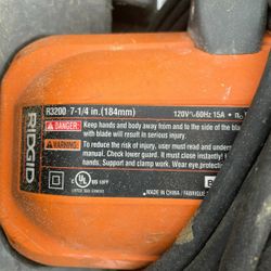 Ridgid Saw 