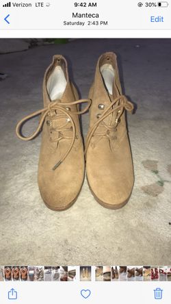 Two Pairs of suede Michael Kors boots