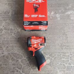 New Milwaukee FUEL 3/8" Stubby Impact Wrench M12  - ToolOnly. 