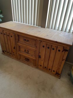 Southwest rustic desk/dresser etc