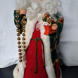 Vintage Christmas Santa And Angel