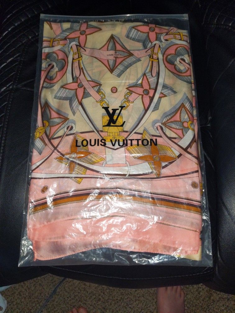 Louis Vuitton 3D Ultimate printed Head Wrap/Scarf