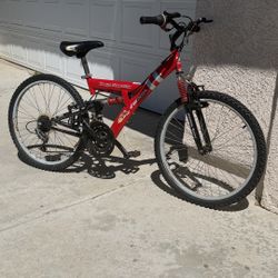 Honda Racing Trail Winder Dual Suspension 21-Speed Mountain Bike with 24” wheels 