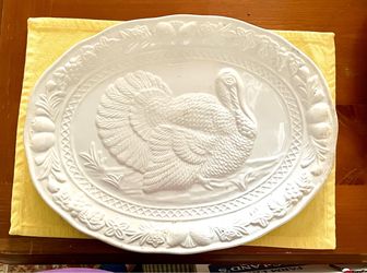 Ceramic Turkey  Platter