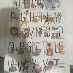 Alphabet Wall Frame