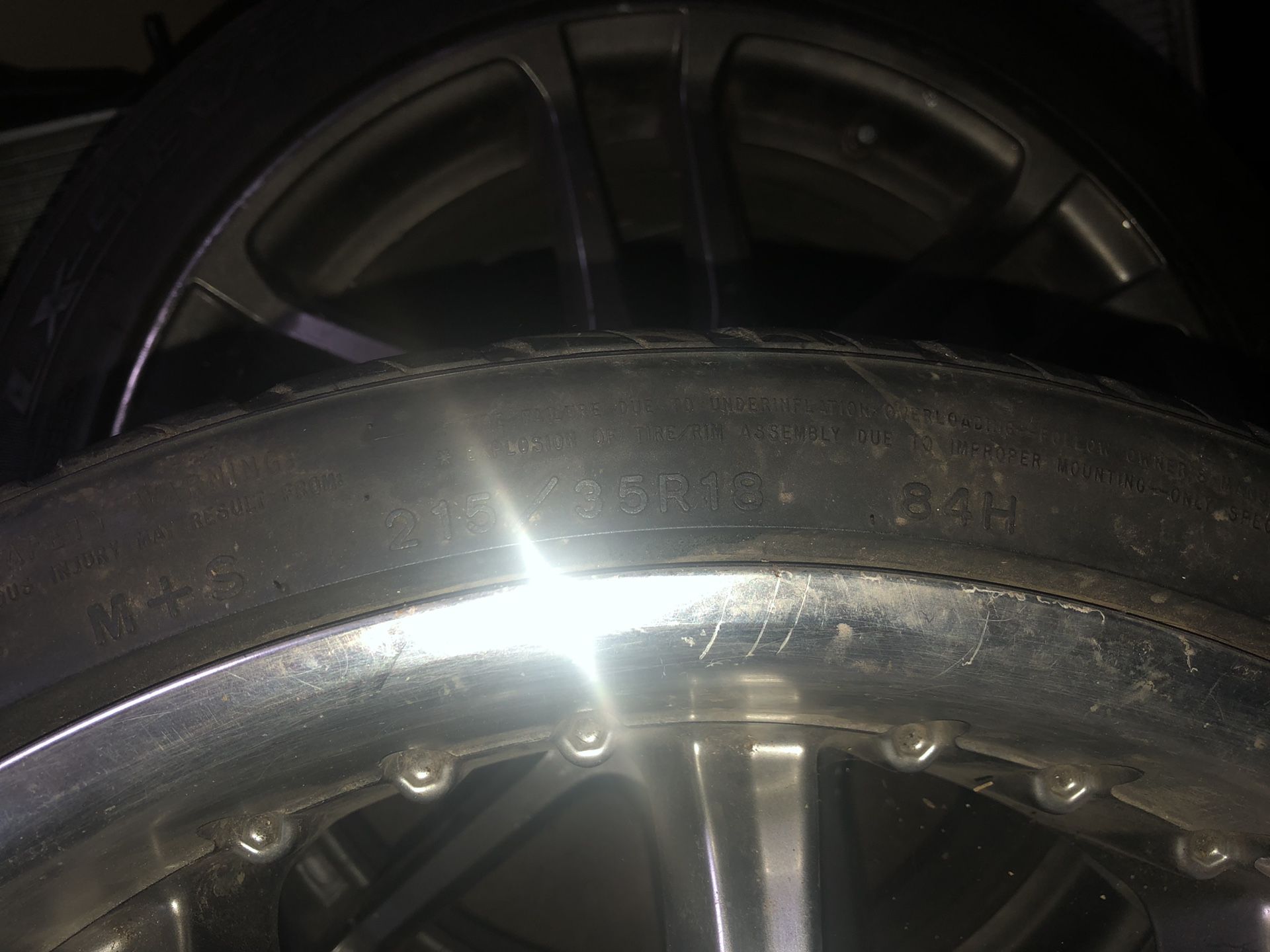 215/35R18 sport rim
