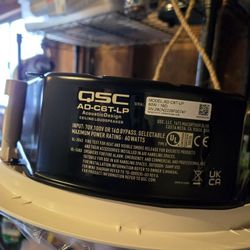 1 QSC AD-C6T-LP Ceiling Speaker