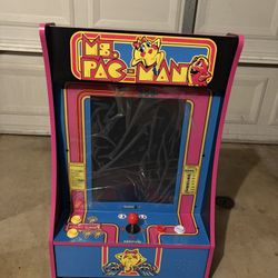 Arcade 1Up MsPac-Man  Partycade 8 In 1 Arcade Machine Model 8258 Great Conditon