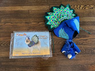 Dog Halloween Costume - Peacock
