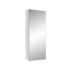 15 in. W x 36 in. H Rectangular Engineered Wood Medicine Cabinet with Mirror
