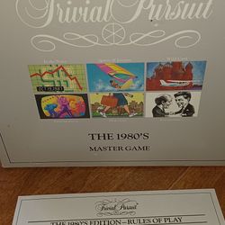  Board Game. Trivial Pursuit 1980's. Parker Brothers 