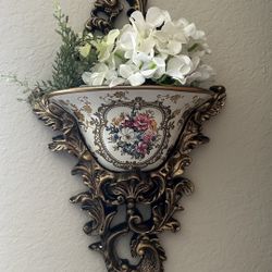 European-Style Resin Wall Mount Vases/ Vintage Style/ Antique / 