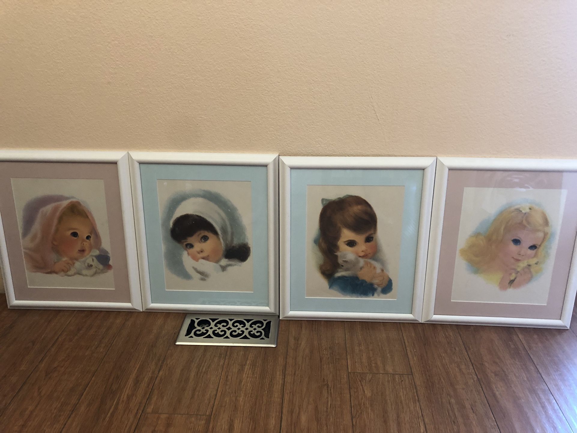 Vintage Antique Northern Girls Framed Prints