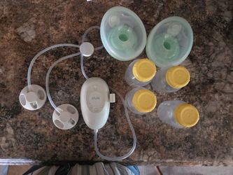 Breast pump, collection bottles, and formula
