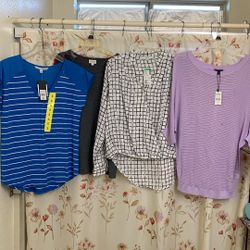 TOPS-NEW w/TAGS.  $4.00 Each.   Chino, Ca