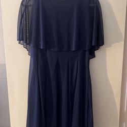 Dark Blue Party Dress 