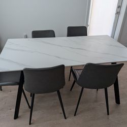 Dining Table Set 6 Chairs