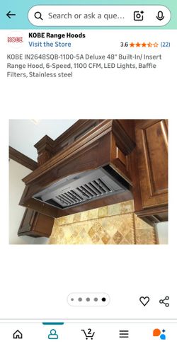 48" Range Hood