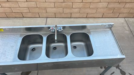 used stainless steel sink