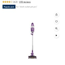 Shark Rocket Pet Pro Corded Stick Vacuum Cleaner with Self-Cleaning Brushroll, ZS350 - NEW