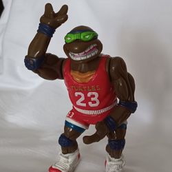 Vintage Teenage Mutant Ninja Turtles Dunkin Don Action Figure