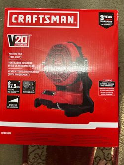 CraftsMan v20 Misting Fan