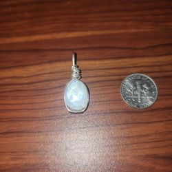 Sterling Silver Wrapped Moonstone