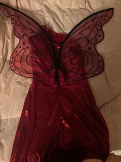 Red Butterfly Fairy Halloween Costume Dress