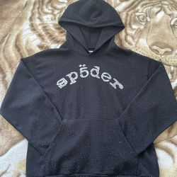Black VVS Sp5der Hoodie