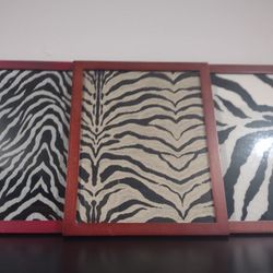 Custom Fabric Artwork Set Of 3