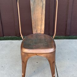 Anthropologie Copper Chair