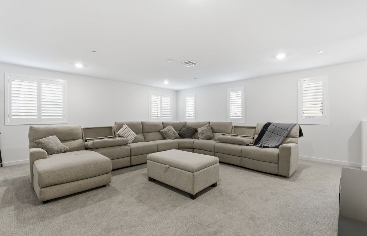 Farm House Couch w/ Electric Recliner/ Phone Charger