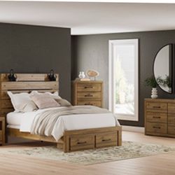 Queen Storage Bedroom Set In Stock For Fast Delivery 
