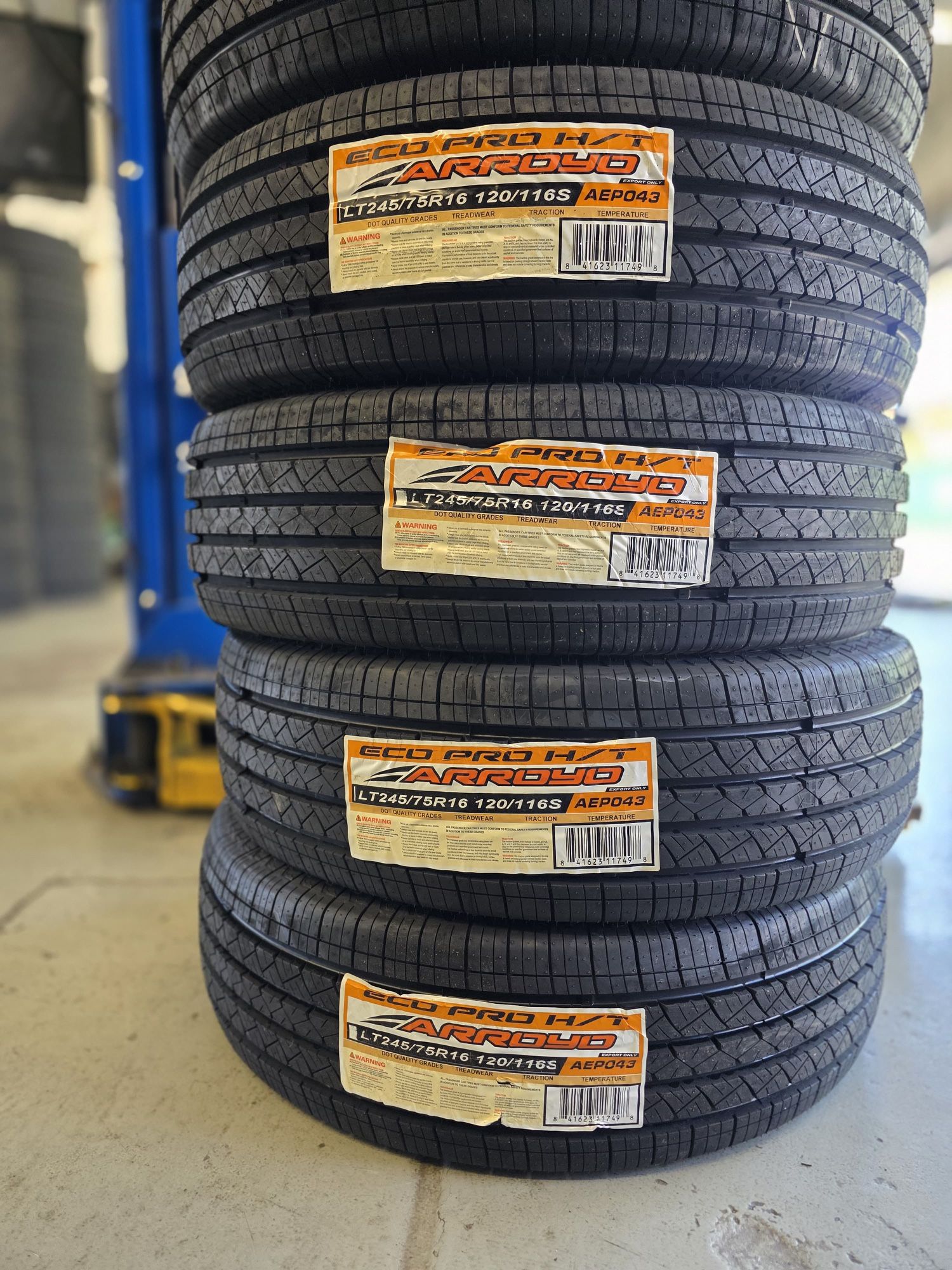 LT245-75-16 ARROYO SET OF 4 TIRES FOR SALE AT SPECIAL.WE FINANCE NO CREDIT NEEDED💥