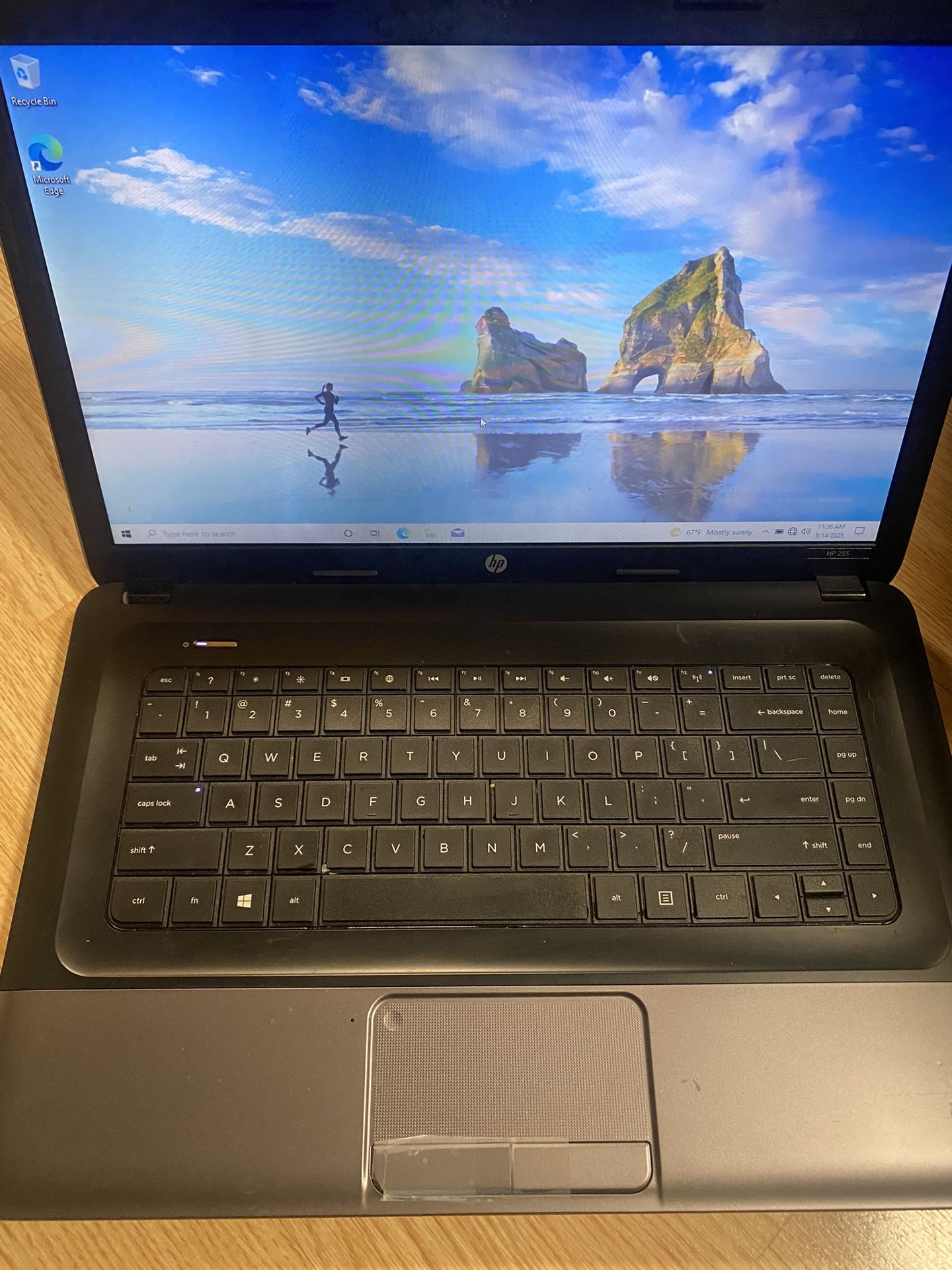 HP 15.6” Laptop w/Charger