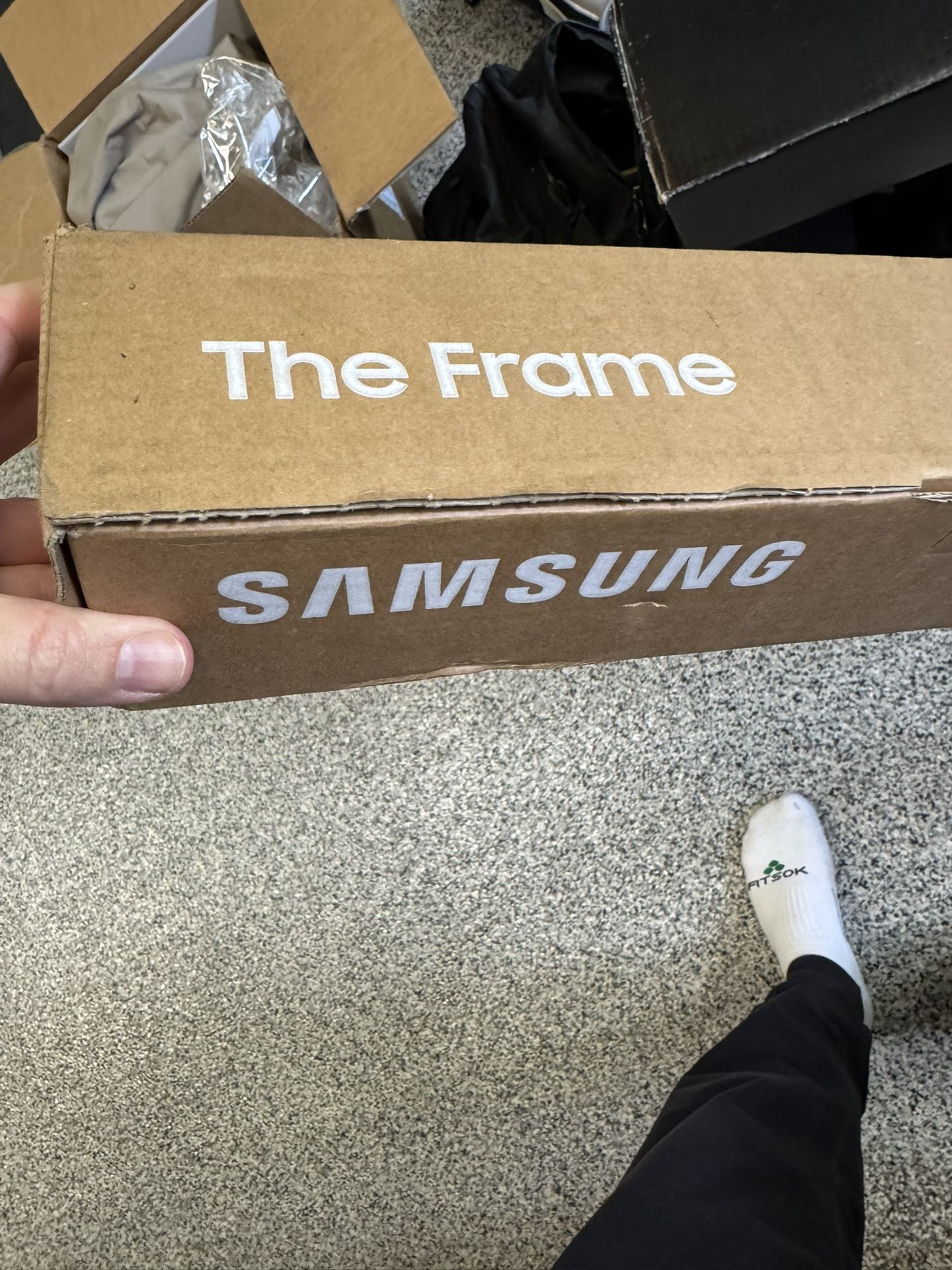Samsung The Frame Tv White Frame Brand New