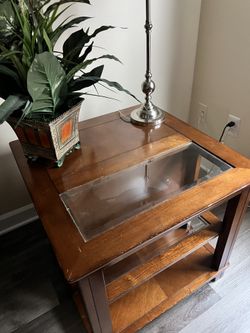 Real Wood Side Table