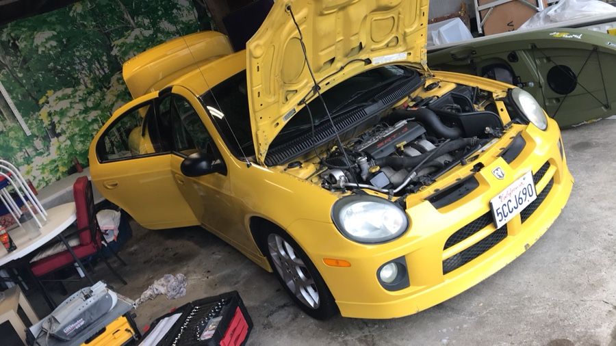 Candy Yellow Dodge Neon srt4