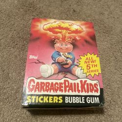 Garbage Paul Kids Vintage EMPTY Display Box 5th Series 