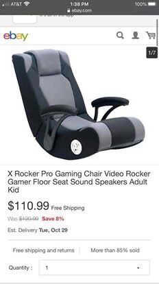X ROCKER Pro Gaming Chair (BLUETOOTH)