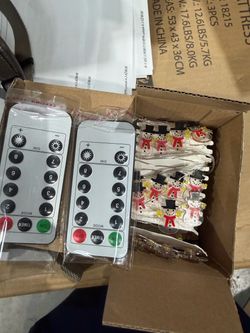 Snowman String Lights with Remote Controls