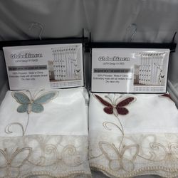 Embroidery Panels W/ Sheer Backing