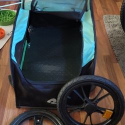 Rover Waggin' Pet Bike Trailer, Blue Ridge, 51.2"D x 31.5"W x 28.7"H